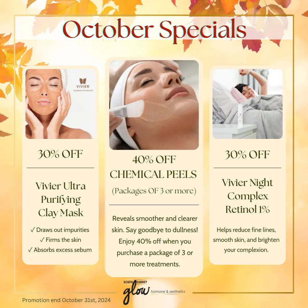 South Surrey Glow October Special Packages Instagram Post